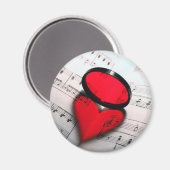 Herz Magnet (Vorderseite/Rückseite)