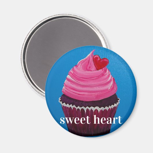 Herz Magnet (Vorderseite/Rückseite)