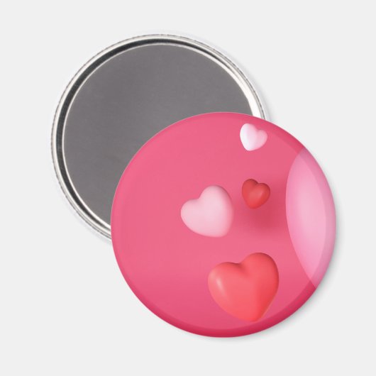 Herz Magnet (Vorderseite/Rückseite)