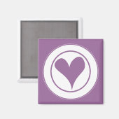 Herz Magnet (Vorderseite/Rückseite)