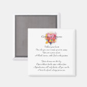 Herz Magnet Folgen Sie Ihrer Heart Collection (Vorderseite/Rückseite)