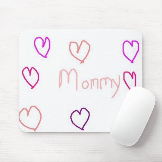 Herz-Mami Mousepad (Mit Mouse)