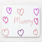 Herz-Mami Mousepad (Vorne)