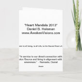 Herz-Mandala 2013 Karte (Rückseite)