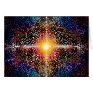 Herz-Mandala färbt 1