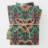 Herz Mandala Geschenkpapier Set (Beispiel)