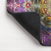 Herz-Mandala Mousepad (Ecke)