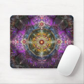 Herz-Mandala Mousepad (Mit Mouse)