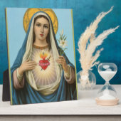 Herz Mary Unsere Frau Heilige Maria Mutter Gottes Fotoplatte (Seite)