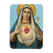 Herz Mary Unsere Frau Heilige Maria Mutter Gottes Magnet (Vertikal)