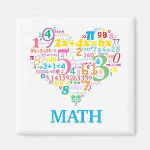 Herz Mathematik Magnet