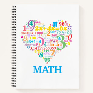Herz Mathematik Notizblock