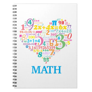 Herz Mathematik Notizblock