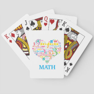 Herz Mathematik Spielkarten