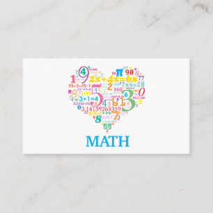 Herz Mathematik Visitenkarte
