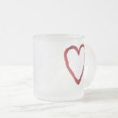 Herz Mattglastasse (VorderseiteRechts)