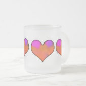 Herz Mattglastasse (VorderseiteRechts)