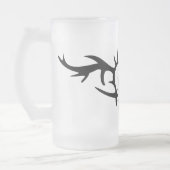 Herz-mattierte Tasse (Links)