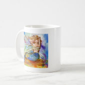 Herz-Meerjungfrau Kaffeetasse (Vorderseite Links)