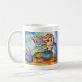 Herz-Meerjungfrau Kaffeetasse (Links)