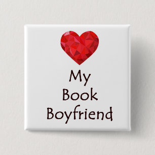 Herz mein Buch-Freund Button