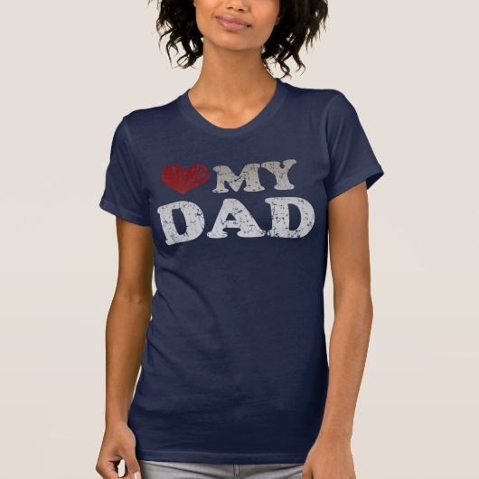 Herz mein Vater T-Shirt (Vorderseite)