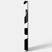 Herz Melt in Schwarz und Weiß Case-Mate iPhone Hülle (Rückseite / Links)