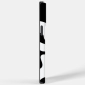 Herz Melt in Schwarz und Weiß Case-Mate iPhone Hülle (Rückseite / Rechts)