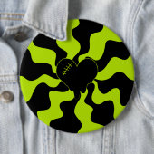 Herz Melt - Lime Green Button (Beispiel)