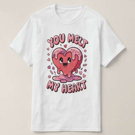 Herz-Melt T-Shirt (Design vorne)