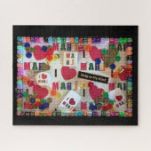 Herz Milliamperestunde Jongg Milliamperestunde Puzzle (Horizontal)