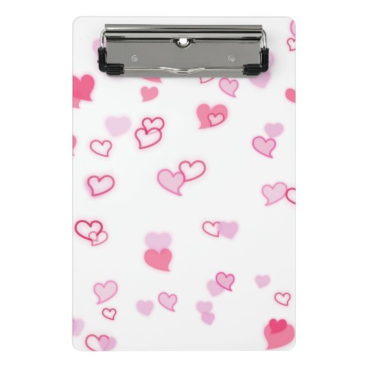 Herz Mini Klemmbrett (Vorderseite)