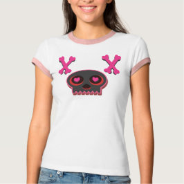 Herz Mit Augen Niedlicher Schädel T - Shirt
