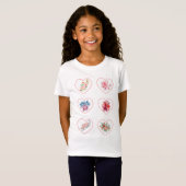 Herz mit Blume T-Shirt (Vorne ganz)