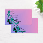 Herz mit Blume und Schmetterling auf Regenbogen (Schreibtisch)