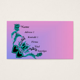 Herz mit Blume und Schmetterling auf Regenbogen