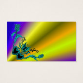 Herz mit Blume und Schmetterling auf Regenbogen (Rückseite)