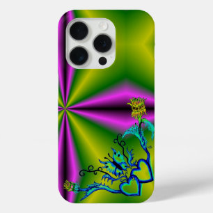 Herz mit Blume und Schmetterling Case-Mate iPhone Hülle