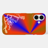 Herz mit Blume und Schmetterling Case-Mate iPhone Hülle (Rückseite (Horizontal))
