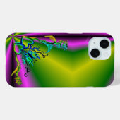 Herz mit Blume und Schmetterling Case-Mate iPhone Hülle (Rückseite (Horizontal))