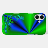 Herz mit Blume und Schmetterling Case-Mate iPhone Hülle (Rückseite (Horizontal))