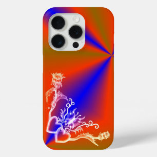 Herz mit Blume und Schmetterling Case-Mate iPhone Hülle