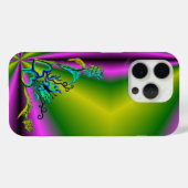 Herz mit Blume und Schmetterling Case-Mate iPhone Hülle (Rückseite (Horizontal))