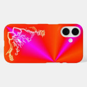 Herz mit Blume und Schmetterling Case-Mate iPhone Hülle (Rückseite (Horizontal))