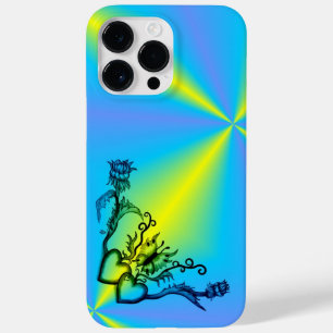 Herz mit Blume und Schmetterling Case-Mate iPhone 14 Pro Max Hülle