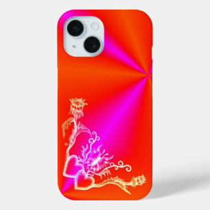 Herz mit Blume und Schmetterling Case-Mate iPhone Hülle