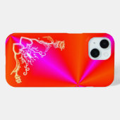 Herz mit Blume und Schmetterling Case-Mate iPhone Hülle (Rückseite (Horizontal))