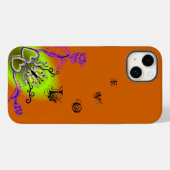 Herz mit Blume und Schmetterling Case-Mate iPhone Hülle (Rückseite (Horizontal))
