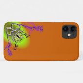 Herz mit Blume und Schmetterling Case-Mate iPhone Hülle (Rückseite (Horizontal))