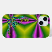 Herz mit Blume und Schmetterling Case-Mate iPhone Hülle (Rückseite (Horizontal))
